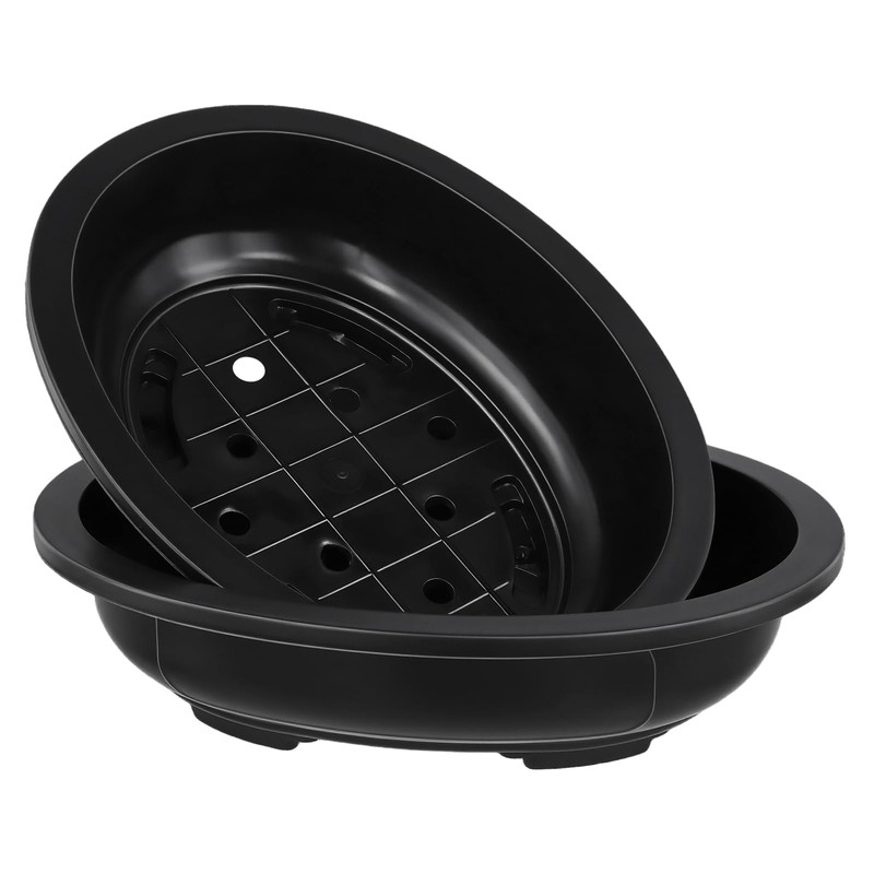 HAKZEON 12 Pcs 12 Inch Bonsai Training Pots, Matte Finish