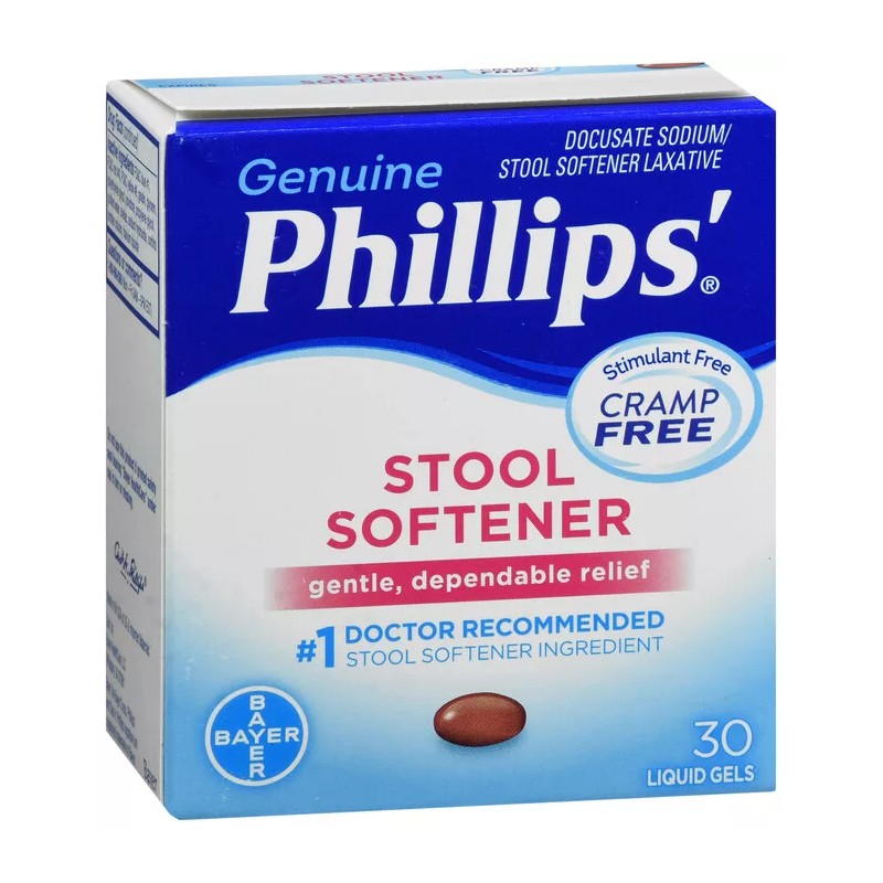 ON CONTAINER PHILLIPS STOOL SOFTENER LIQUID GEL 30CT docusate sodium