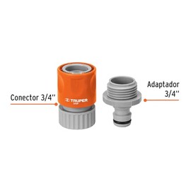 Truper CLICK-ACC, Conector rápido, manguera-accesorio, 3/4"