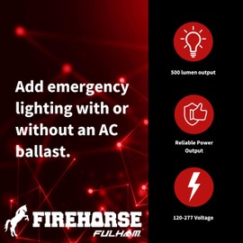 Fulham FH7-UNV-500L-CEC FireHorse 7 - Emergency Ballast - Universal Voltage - 500 Initial Lumen Output, White