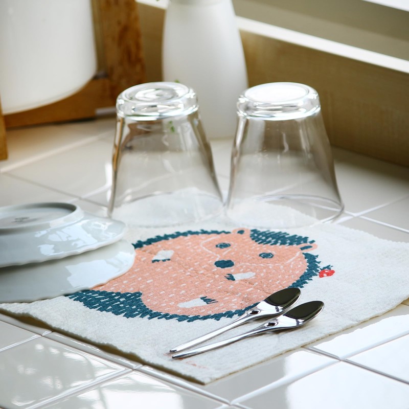 Econfort House Kata Kata Hedgehose, Water Absorbent, Quick Drying, Draining,