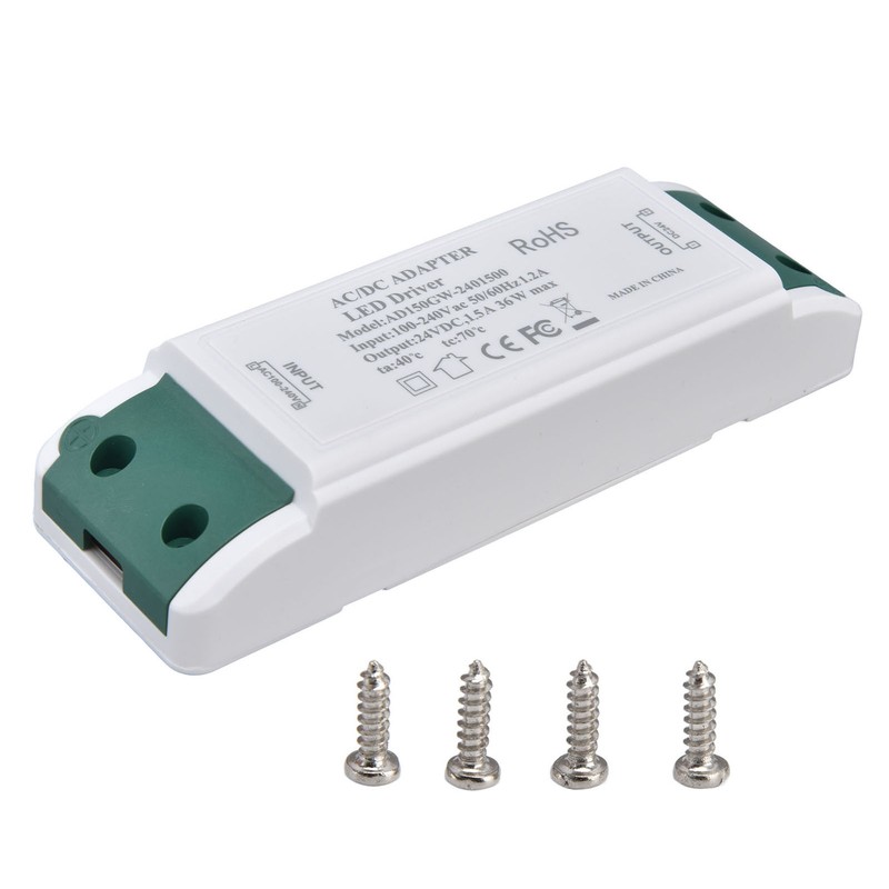 LED Driver 24V DC 1.5A 36W LED Power Supply Constant