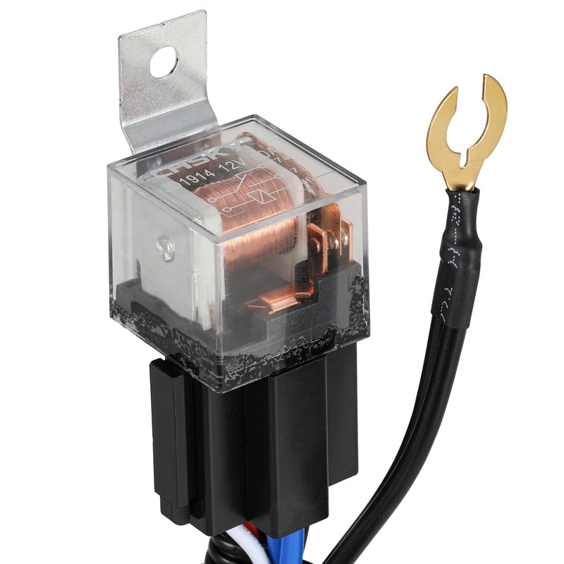 Greluma Kit cablaggio relè clacson, 12V 80A 4 pin clacson