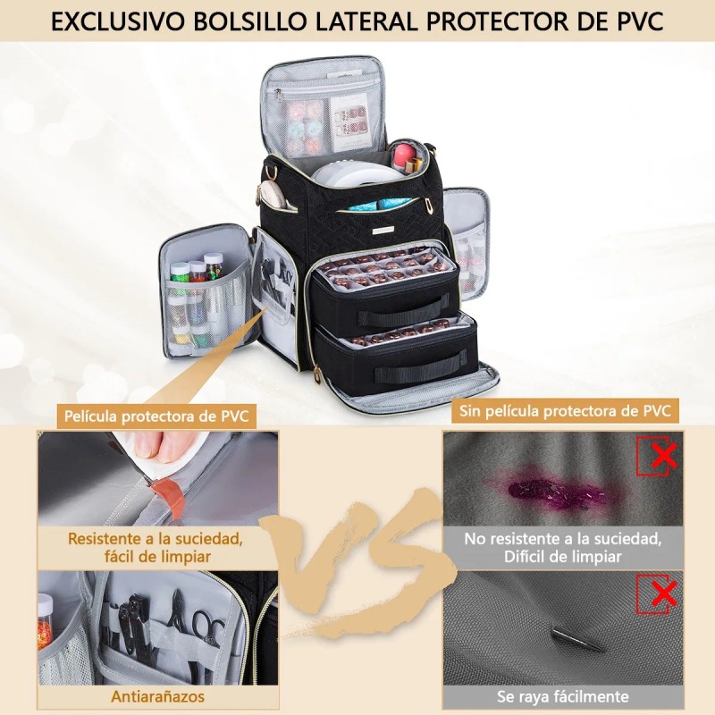 Estuche Profesional Organizador Esmaltes Maletines Maquilla