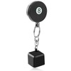 ieron Thin Pool Cue Chalk Holder Retractable Snooker Chalk Bag
