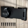 Mechanical Password Rotary Hasp Locks, Door Security Slide Latch Lock