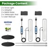 Aumtrly Grow Light, Full Spectrum Desktop Plant Lights for Indoor