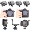 WEPOTO Hand Grip L Bracket Metal for Sony A9 A7III