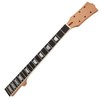 Wood Electric Guitar Neck 22Frets Rosewood Fingerboard with Trapezoidal Inlay