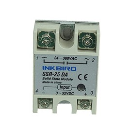 INKBIRD Heat Sink Accessories 25A SSR Solid State Relay for INKBIRD PID Temperature Controller (ONLY SSR)