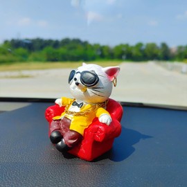 Cool Sofa Animal Car Dashboard Decor, Fun Car Ornaments for Dashboard, Cute Car Decoration for Dash Car Accessories Interior, Office/Home Decor