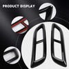 Aswalling Car Rear Bumper Exhaust Muffler Tail Pipe Trim Sticker