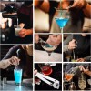 Kingmazi Juego De Coctelera De 23 Piezas De Acero Inoxidable,