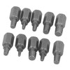 10Pcs Damaged Screw Extractor Hex Bolt Stud Remover Removal Tool