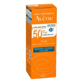 Protector Solar Facial Dermatológico Color Avene Fps Bloqueador Piel Mixta Fluido Protección Uva Uvb 50ml