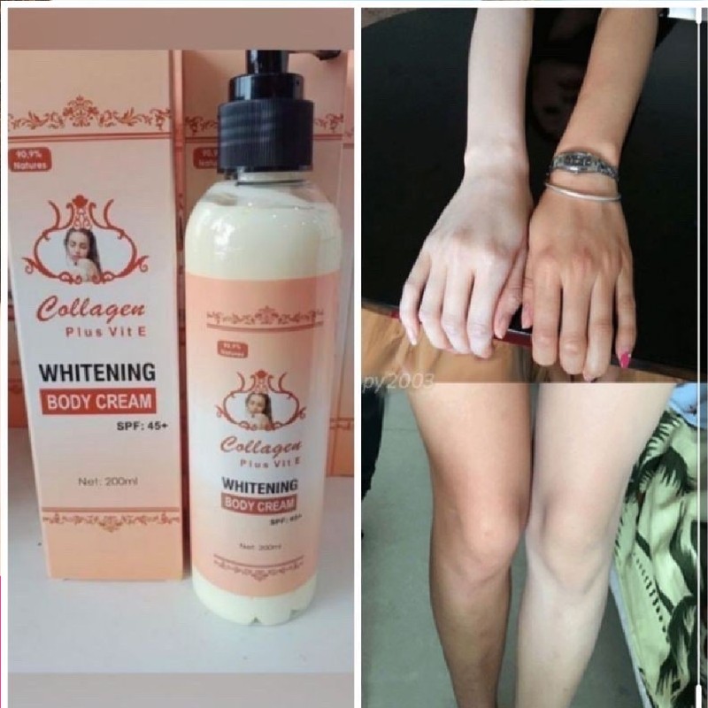 701 Collagen Plus Moisturize Whitening Vit E Vit C Body