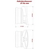 Backflow Flap Frog Flap Diameter 160 mm Orange Outlet Piece