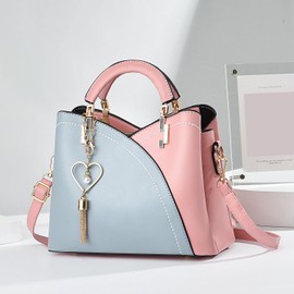 Xiaoyu - Bolso pequeño para mujer, bolso cruzado de moda, ligero, bolso de hombro para mujer, Azul/claro