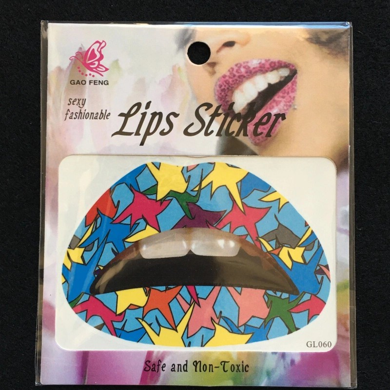 Gao Feng Temporary Lip Tattoo Sticker Lipstick Art Transfer With