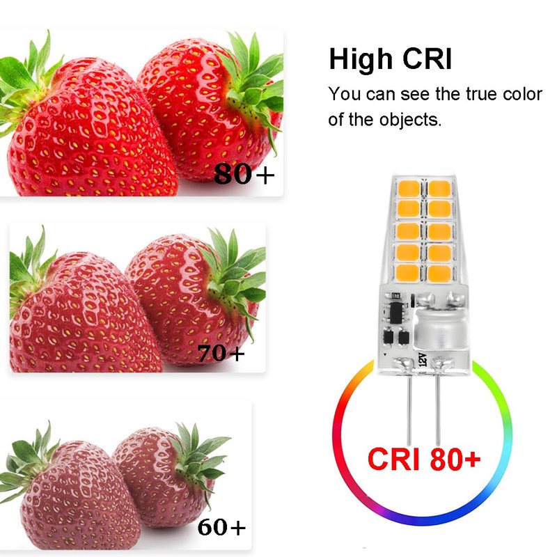 Yosenmi G4 LED Bulb 3W, 20W T3 JC Type Bi-Pin