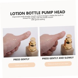 Beavorty 6 pcs lotion pump makeup container air pump container foaming pump bottle Liquid Foundation Make- Up Pump replacement foundation pumps Airless Pump plastic Pump Head Pump Nozzle