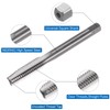 sourcing map 2pcs Metric Hand Tap Set, M8 x 1.25