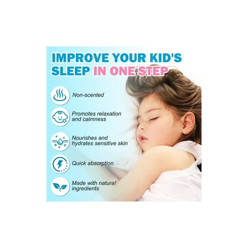 Crema Magnesio Relajante Natural Niños Mejora Calidad Sueño