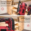Meterk Cordless Jig Saw, 20V Lithium Ion Jigsaw with LED