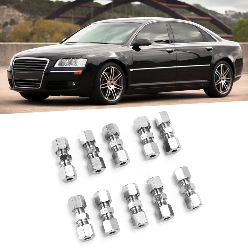 10PCS Quick Brake Line Connector for 4.75mm Braking Cable Metal
