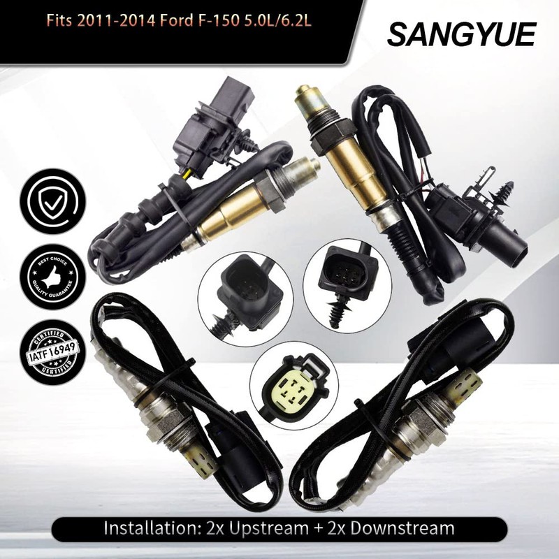 Sangyue 4x Oxygen Sensor 1 & 2 for 2011 2012