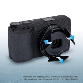 JJC Lens Cap for Ricoh GR III Digital Camera