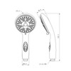 Dura Faucet Premium RV Handheld Shower Wand with Eco-Friendly On/Off