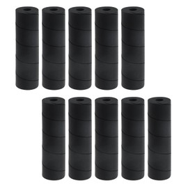 Oedema 10 Pcs Black Rubber Bed Frame Covers Leg Protectors Universal Furniture Padding Guards Leg Covers Toe Bumpers for Furniture, Black
