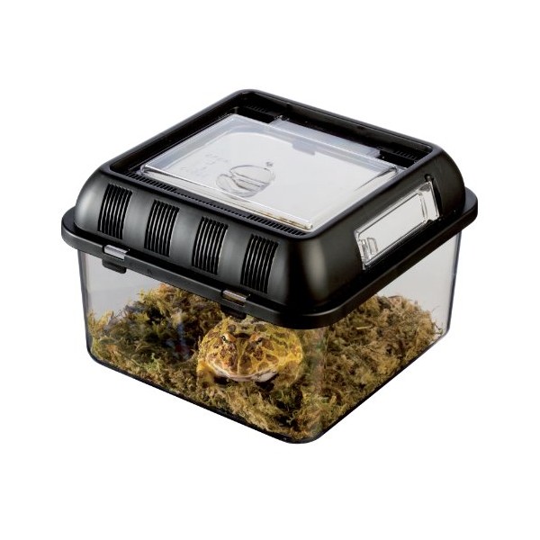 Exo Terra Breeding Box, Plastic Reptile Terrarium, Small, PT2270