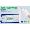 Bundle Extra Large Incontinence Sheets Wipes 20pc 160cm x 80cm