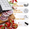 Stainless Steel Metal Griddle Scraper Chopper, Dough Bench Scraper Pastry