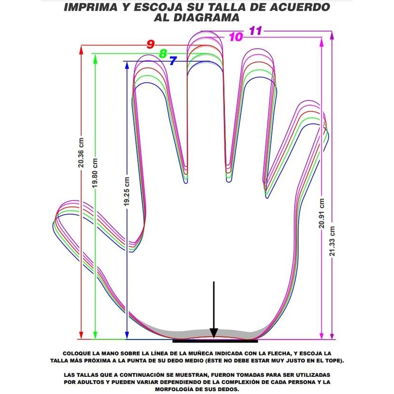 Buffon Guantes De Portero Profesionales Kamikaze Adulto (Negro, 9)