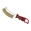 Brass Steel Brush with Plastic Handle, Ideal for Cleaning and