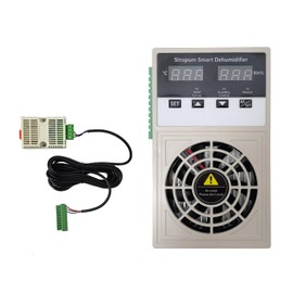 Stropum Auto Small Dehumidifier110V/240V Mini Dehumidifier With Temperature Control Switch For Grow Tent,Electric Box,Storage Cabinet,Closet,Tiny Space