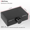 SIUNIMAS 4-in 1-Out Pro RCA Passive Audio Switching Box 4