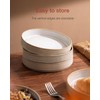 famiware Star 7.5" Pasta Bowls Set, Salad Bowl Set of