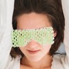 1 Jade Eye Mask and 1 Scraping Comb, Reusable Eye
