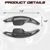 x xotic tech Carbon Fiber Pattern Paddle Shifter Extensions Cover