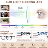 EYEGUARD Blue Light Reading Glasses 4 Pack Fashion Spring Hinge