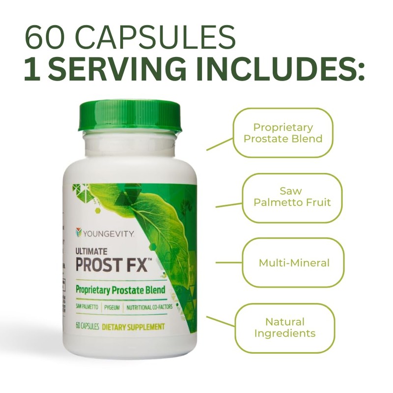 Youngevity Ultimate Prost Fx - 60 Capsules (Pack of 1)