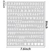 DIY Art Letters 1000PCS A-Z Script Alphabet Vinyl Self Adhesive