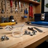 WsjiaboFux Mini Copper Adjustable Wrench Spanner Keychain Keyring Practical Portable