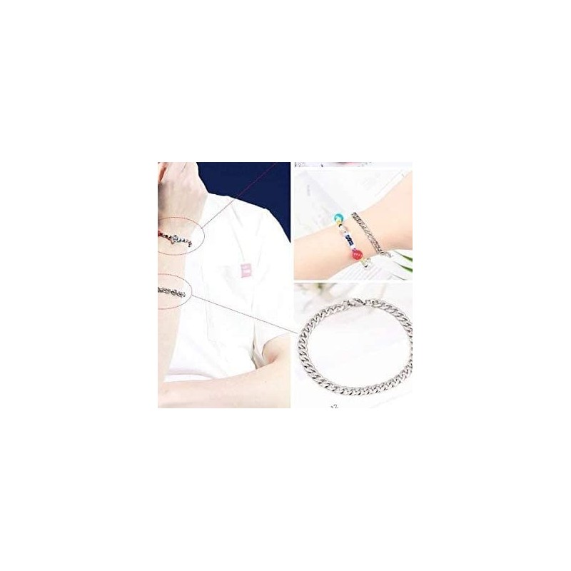 [LIBERTY-M] JUNGKOOK Bracelet, Set of 2, Bead Bracelet & Chain