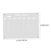 OHPHCALL 1set Magnetic Weekly Planner Board Acrylic Dry Erase Refrigerator