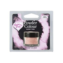 Rainbow Dust Edible Matt Powder Dust Colour 4g Dusky Pink